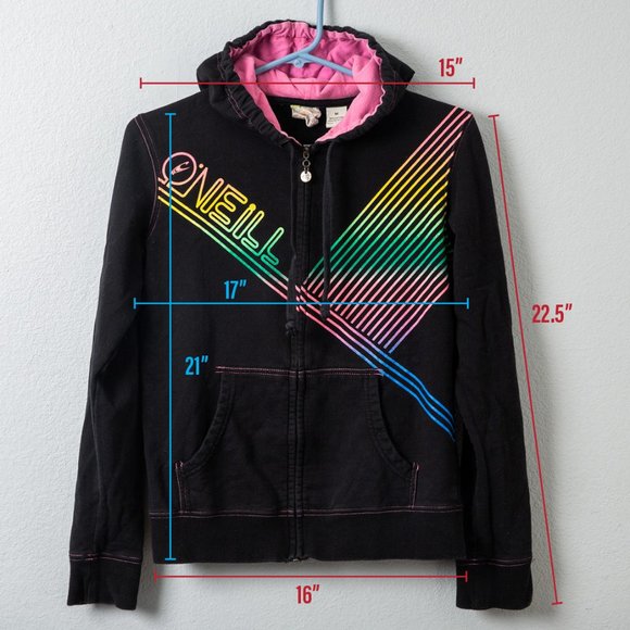 O’Neill Zippered Hoodie vintage style - Picture 2 of 10